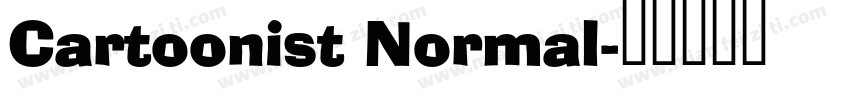 Cartoonist Normal字体转换